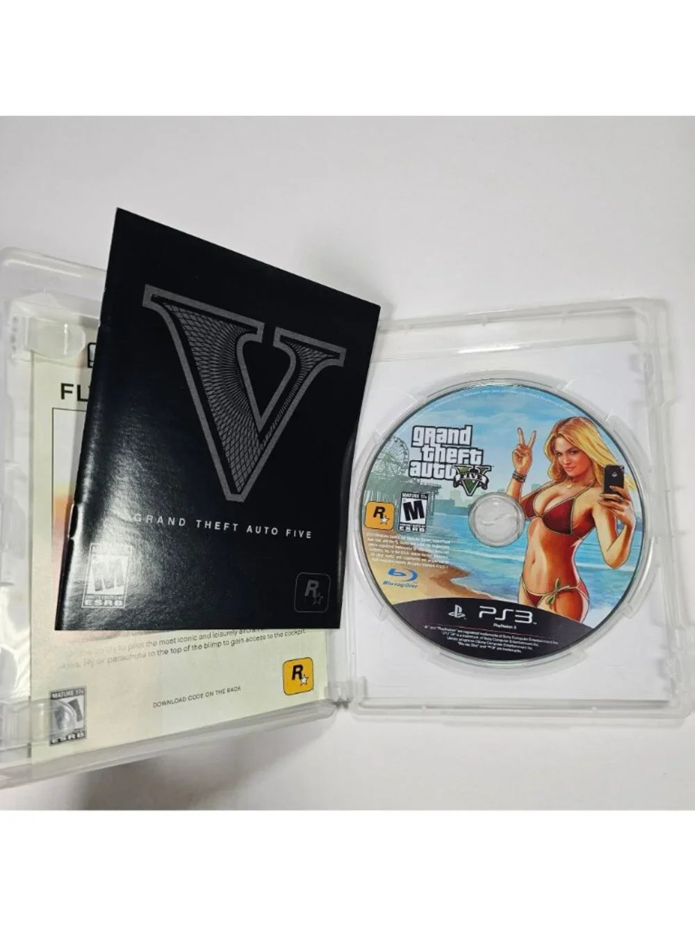 Grand Theft Auto V (Sony Playstation 3 PS3) Complete With Manual & Map